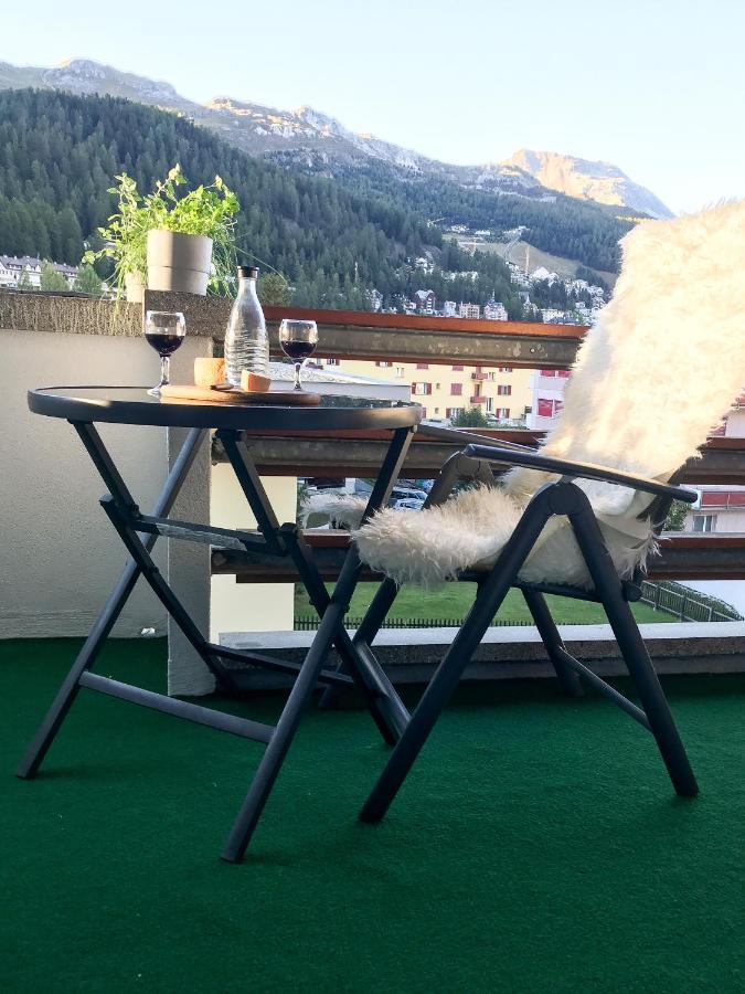 סנט מוריץ Swissme - Neu-Seeblick-Balkon-Parkplatz-Nahe Bergbahn מראה חיצוני תמונה
